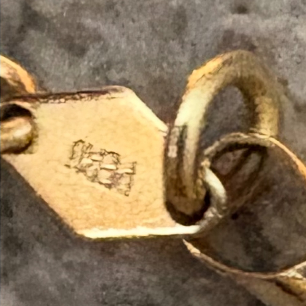 GUC Stamped 14k gold rope necklace. 20 inches long - Picture 12 of 14